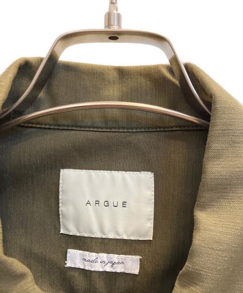 ARGUE（アーギュ）ARGUE (アーギュ) MILITARY JACKET カーキ サイズ:	SIZE Freeの古着・服飾アイテム