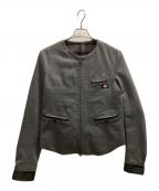 Dickies×TAKAHIROMIYASHITA TheSoloIst.ディッキーズ×タカヒロミヤシタ ザソロイスト）の古着「ブランケットライナー再構築ノーカラージャケット」｜グレー
