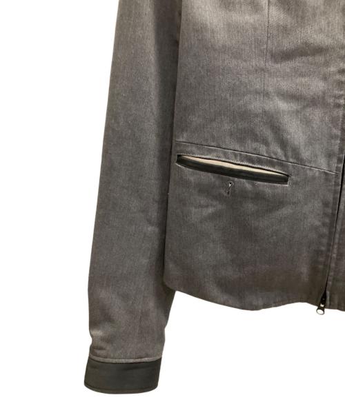 Dickies（ディッキーズ）Dickies (ディッキーズ) TAKAHIROMIYASHITA TheSoloIst. (タカヒロミヤシタ ザソロイスト) ブランケットライナー再構築ノーカラージャケット グレー サイズ:SIZE Mの古着・服飾アイテム