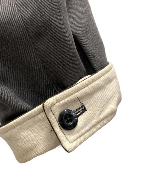 Dickies（ディッキーズ）Dickies (ディッキーズ) TAKAHIROMIYASHITA TheSoloIst. (タカヒロミヤシタ ザソロイスト) ブランケットライナー再構築ノーカラージャケット グレー サイズ:SIZE Mの古着・服飾アイテム