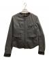 Dickies（ディッキーズ）の古着「ブランケットライナー再構築ノーカラージャケット」｜グレー