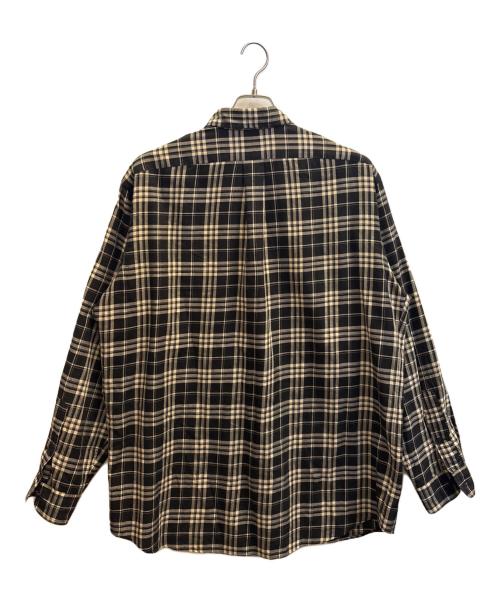POLO RALPH LAUREN（ポロ・ラルフローレン）POLO RALPH LAUREN (ポロ・ラルフローレン) 長袖シャツ　BENFORD ブラック×ホワイト サイズ:Ｌの古着・服飾アイテム