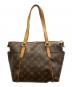 LOUIS VUITTON (ルイ ヴィトン) モノグラム トータリーMM ブラウン：120000円