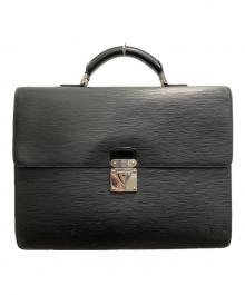 LOUIS VUITTON（ルイ ヴィトン）の古着「エピ　ラギートブリーフケース」｜ブラック