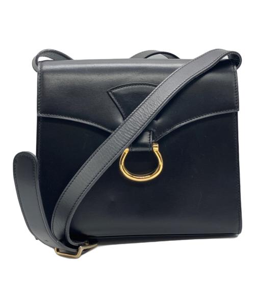 CELINE（セリーヌ）CELINE (セリーヌ) ガンチーニ　ショルダーバッグ ブラックの古着・服飾アイテム