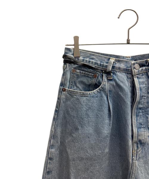 stein（シュタイン）stein (シュタイン) VINTAGE REPRODUCTION DAMAGE DENIM JEANS ブルー サイズ:Ｓの古着・服飾アイテム