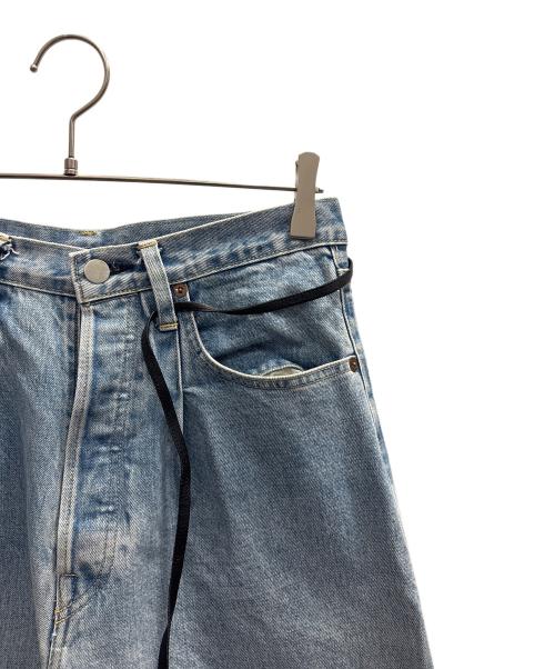 stein（シュタイン）stein (シュタイン) VINTAGE REPRODUCTION DAMAGE DENIM JEANS ブルー サイズ:Ｓの古着・服飾アイテム