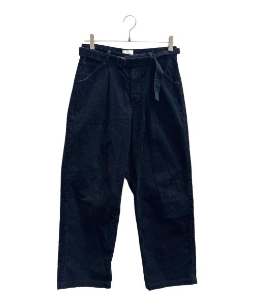 undecorated MAN（アンデコレイテッドマン）undecorated MAN (アンデコレイテッドマン) ベルテッドコーデュロイパンツ ネイビー サイズ:1の古着・服飾アイテム