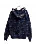 A BATHING APE (アベイシングエイプ) COLOUR CAMO SHARK FULL ZIP HOODIE ブルー サイズ:2XL：30000円
