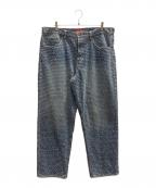SUPREMEシュプリーム）の古着「Fuck Stitch Loose Fit Jeans」｜ブルー