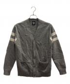 stussyステューシー）の古着「90s厚手カーディガン」｜グレー