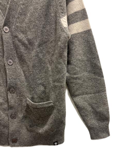 stussy（ステューシー）stussy (ステューシー) 90s厚手カーディガン グレー サイズ:Ｓの古着・服飾アイテム