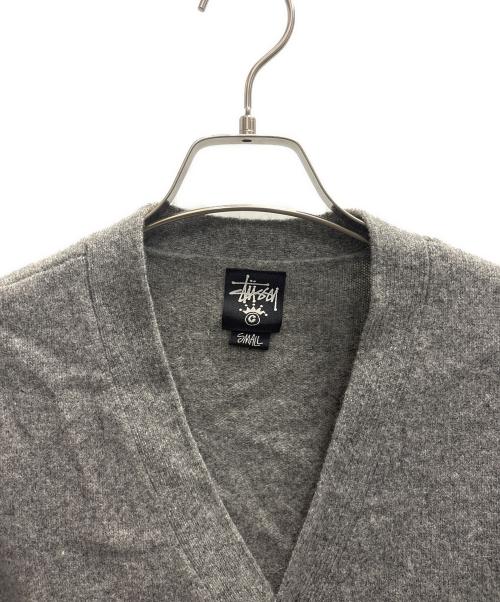 stussy（ステューシー）stussy (ステューシー) 90s厚手カーディガン グレー サイズ:Ｓの古着・服飾アイテム