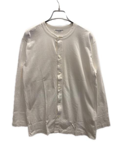 ROBE DE CHAMBRE COMME DES GARCONS（ローブドシャンブル コムデギャルソン）ROBE DE CHAMBRE COMME DES GARCONS (ローブドシャンブル コムデギャルソン) 薄手カーディガン ホワイト サイズ:なしの古着・服飾アイテム