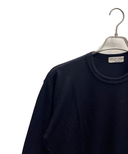 ROBE DE CHAMBRE COMME DES GARCONS（ローブドシャンブル コムデギャルソン）ROBE DE CHAMBRE COMME DES GARCONS (ローブドシャンブル コムデギャルソン) 厚手ニット ネイビー サイズ:フリーの古着・服飾アイテム