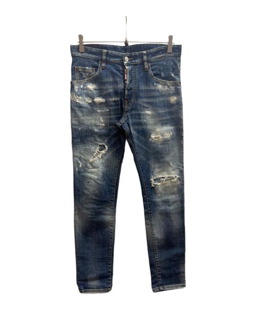 DSQUARED2（ディースクエアード）DSQUARED2 (ディースクエアード) デニムパンツ ブルー サイズ:46の古着・服飾アイテム