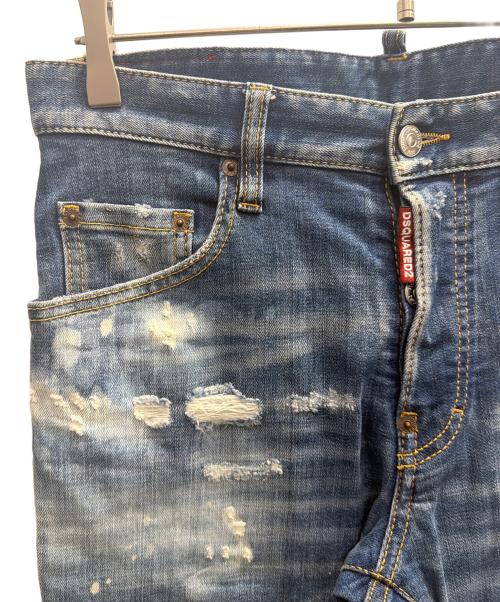 DSQUARED2（ディースクエアード）DSQUARED2 (ディースクエアード) デニムパンツ ブルー サイズ:46の古着・服飾アイテム