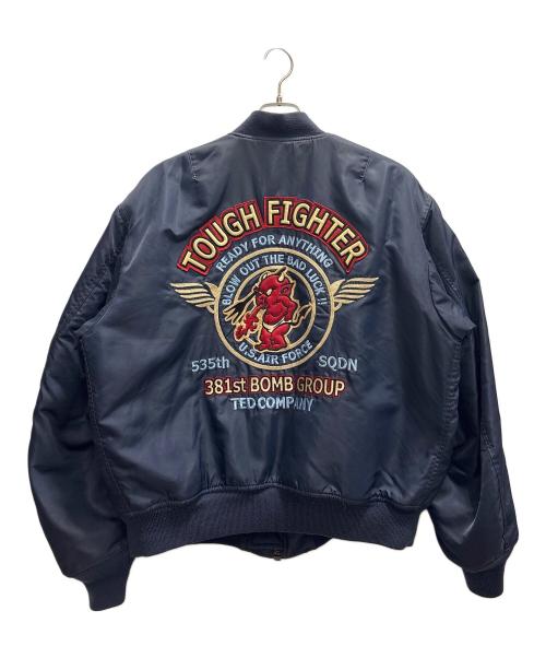 TED MAN（テッドマン）TED MAN (テッドマン) MA-1ジャケット ネイビー サイズ:46の古着・服飾アイテム