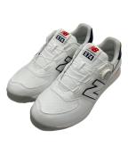 NEW BALANCEニューバランス）の古着「スパイクレス 574 v4 SL Boaゴルフシューズ」｜ホワイト