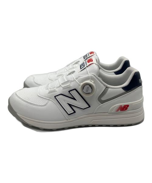 NEW BALANCE（ニューバランス）NEW BALANCE (ニューバランス) スパイクレス 574 v4 SL Boaゴルフシューズ ホワイト サイズ:	SIZE 27cm 未使用品の古着・服飾アイテム