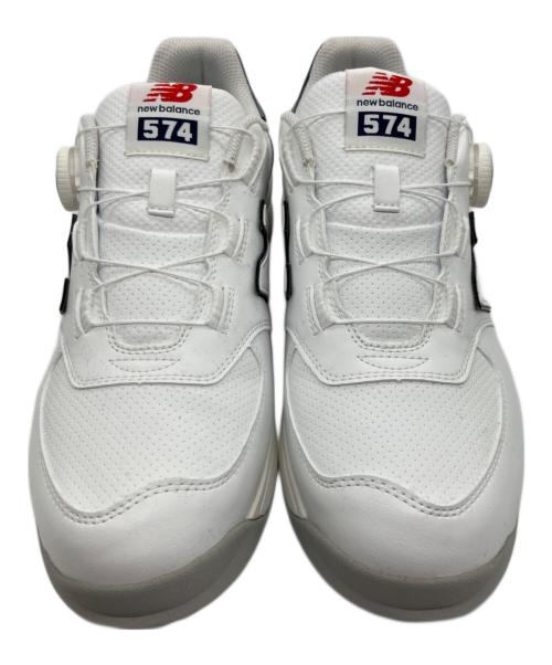 NEW BALANCE（ニューバランス）NEW BALANCE (ニューバランス) スパイクレス 574 v4 SL Boaゴルフシューズ ホワイト サイズ:	SIZE 27cm 未使用品の古着・服飾アイテム