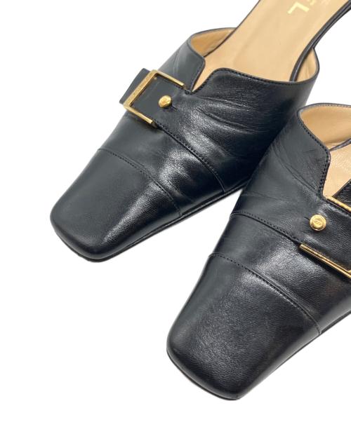 CHANEL（シャネル）CHANEL (シャネル) ミュール ブラック サイズ:SIZE 36の古着・服飾アイテム