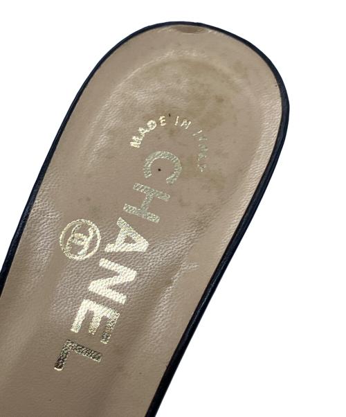 CHANEL（シャネル）CHANEL (シャネル) ミュール ブラック サイズ:SIZE 36の古着・服飾アイテム
