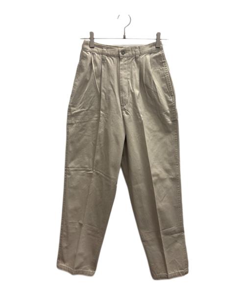 Y's for men WORK SHOP（ワイズフォーメン ワイズワークショップ）Y's for men WORK SHOP (ワイズフォーメンワイズワークショップ) ツータックパンツ ベージュ サイズ:表記無の古着・服飾アイテム