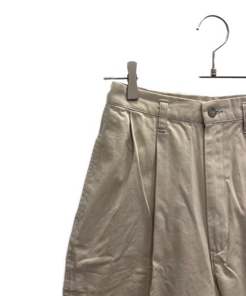 Y's for men WORK SHOP（ワイズフォーメン ワイズワークショップ）Y's for men WORK SHOP (ワイズフォーメンワイズワークショップ) ツータックパンツ ベージュ サイズ:表記無の古着・服飾アイテム