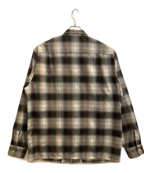 TOWN CRAFT（タウンクラフト）TOWN CRAFT (タウンクラフト) 長袖シャツ ブラック×ホワイト サイズ:XLの古着・服飾アイテム