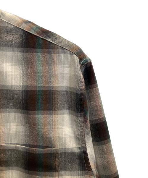 TOWN CRAFT（タウンクラフト）TOWN CRAFT (タウンクラフト) 長袖シャツ ブラック×ホワイト サイズ:XLの古着・服飾アイテム