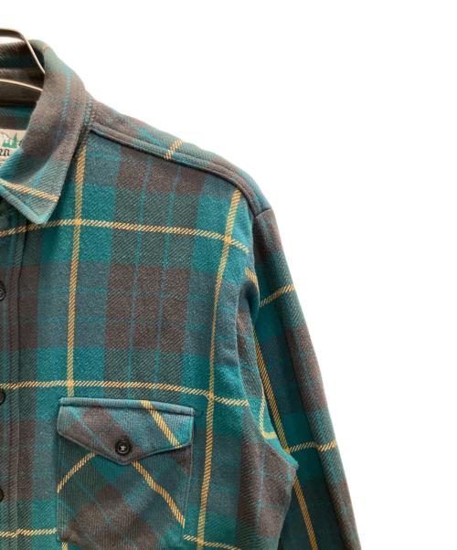LEVI'S（リーバイス）LEVI'S (リーバイス) Alaska80s長袖シャツ グリーン サイズ:Ｌの古着・服飾アイテム