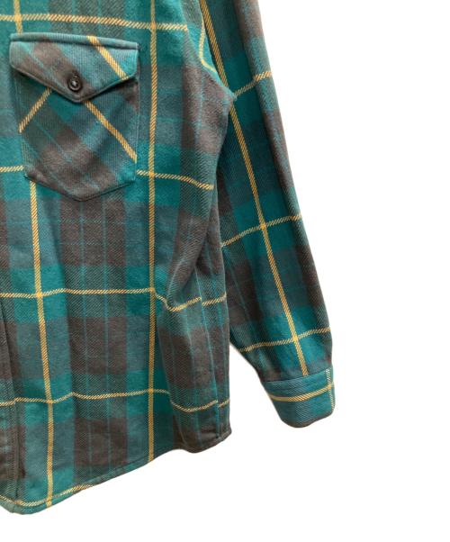 LEVI'S（リーバイス）LEVI'S (リーバイス) Alaska80s長袖シャツ グリーン サイズ:Ｌの古着・服飾アイテム