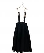 RNAアールエヌエー）の古着「ミリタリーエプロンワンピース」｜ブラック