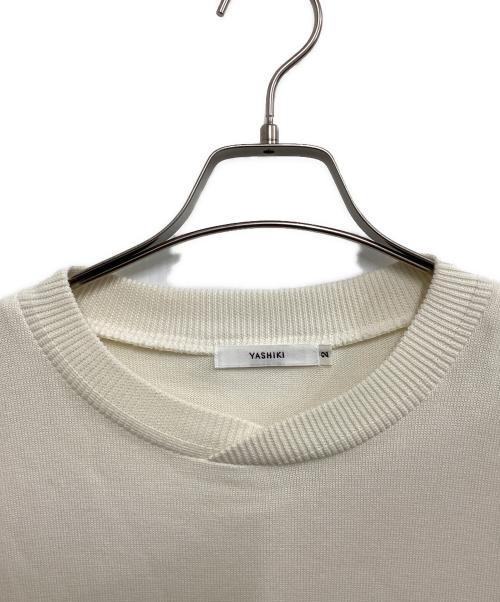 yashiki（ヤシキ）yashiki (ヤシキ) 半袖カットソー ホワイト サイズ:SIZE 2の古着・服飾アイテム