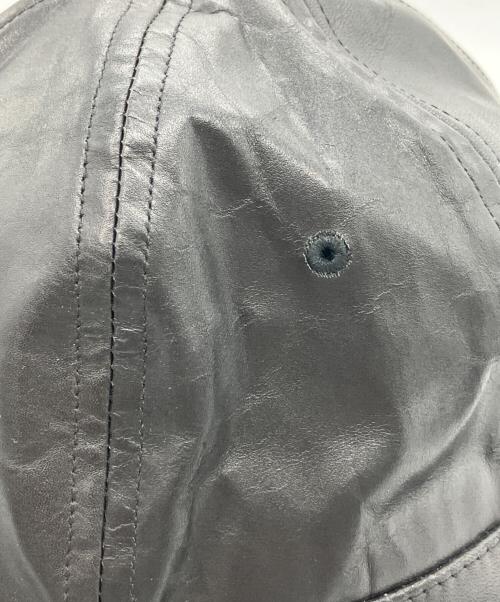 also（アルソ）also (アルソ) レザーハット ブラックの古着・服飾アイテム