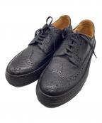 Pantofola d'Oroパントフォラ ドーロ）の古着「ウィングチップシューズ」｜ブラック