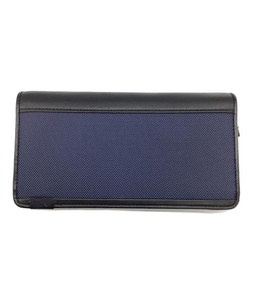 TUMI（トゥミ）TUMI (トゥミ) SOPHNET. (ソフネット) 長財布 ネイビー×ブラックの古着・服飾アイテム