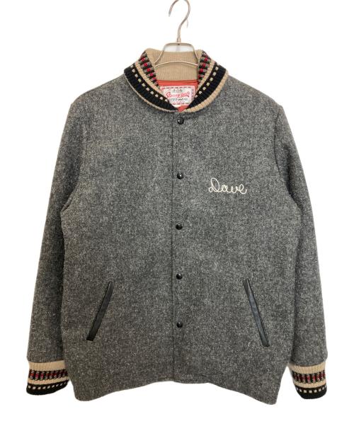 STARRY GATE（スタリーゲート）Starry gate (スタリーゲート) スタジャン グレー サイズ:Lの古着・服飾アイテム