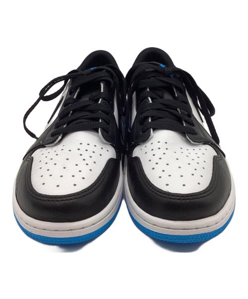 NIKE（ナイキ）NIKE (ナイキ) スニーカー/AIR JORDAN1 ホワイト×ブルー サイズ:27.5 未使用品の古着・服飾アイテム