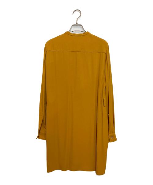 GUCCI（グッチ）GUCCI (グッチ) ハーフボタンミディワンピース ダークイエロー サイズ:Mの古着・服飾アイテム