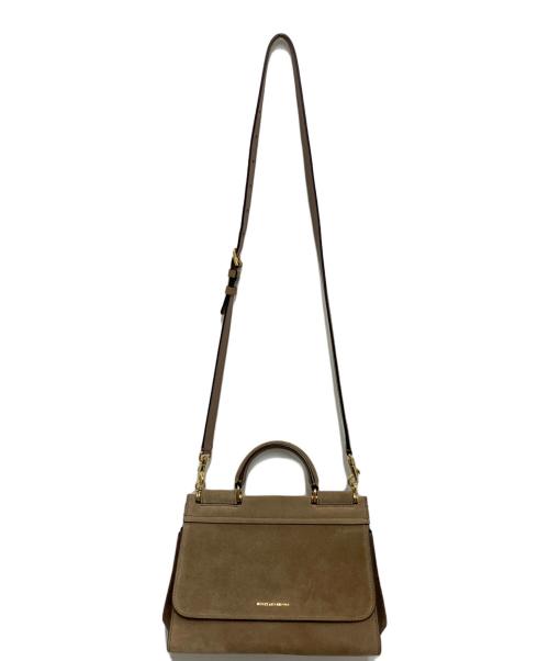 DOLCE & GABBANA（ドルチェ＆ガッバーナ）DOLCE & GABBANA (ドルチェ＆ガッバーナ) 2WAYバッグ ベージュの古着・服飾アイテム