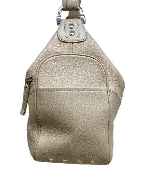 TOD'S（トッズ）TOD'S (トッズ) レザーワンショルダーバッグ ベージュの古着・服飾アイテム