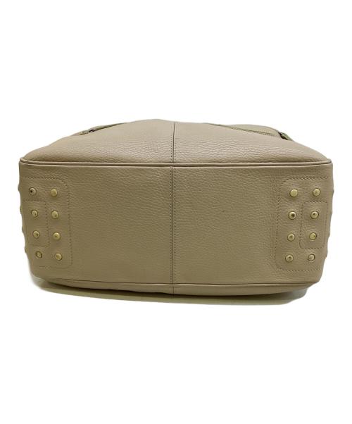 TOD'S（トッズ）TOD'S (トッズ) レザーワンショルダーバッグ ベージュの古着・服飾アイテム