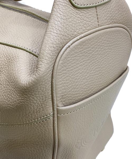 TOD'S（トッズ）TOD'S (トッズ) レザーワンショルダーバッグ ベージュの古着・服飾アイテム