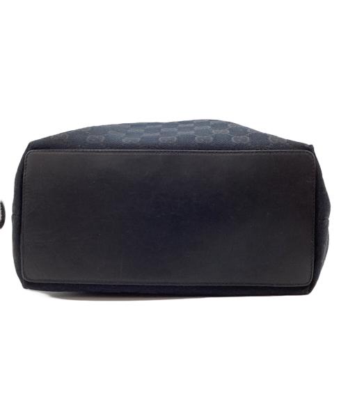 GUCCI（グッチ）GUCCI (グッチ) GGキャンバストートバッグ ブラックの古着・服飾アイテム