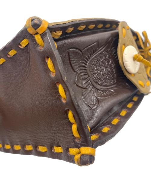 Carving Tribes（カービングトライブス）Carving Tribes (カービングトライブス) トートバッグ イエロー×ブラウンの古着・服飾アイテム