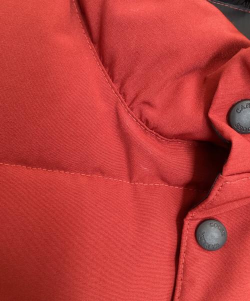 CANADA GOOSE（カナダグース）CANADA GOOSE (カナダグース) Windsor Vest レッド サイズ:Sの古着・服飾アイテム