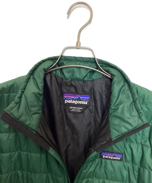 Patagonia（パタゴニア）Patagonia (パタゴニア) 中綿ジャケット グリーン サイズ:XSの古着・服飾アイテム