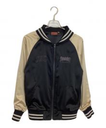THRASHER（スラッシャー）の古着「バック刺繍スタジャン」｜ブラック